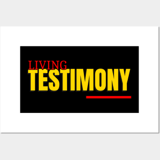 Living Testimony Christian Posters and Art